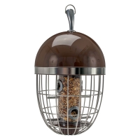 RED Nuttery The HELD04R Helix Seed Bird Feeder 